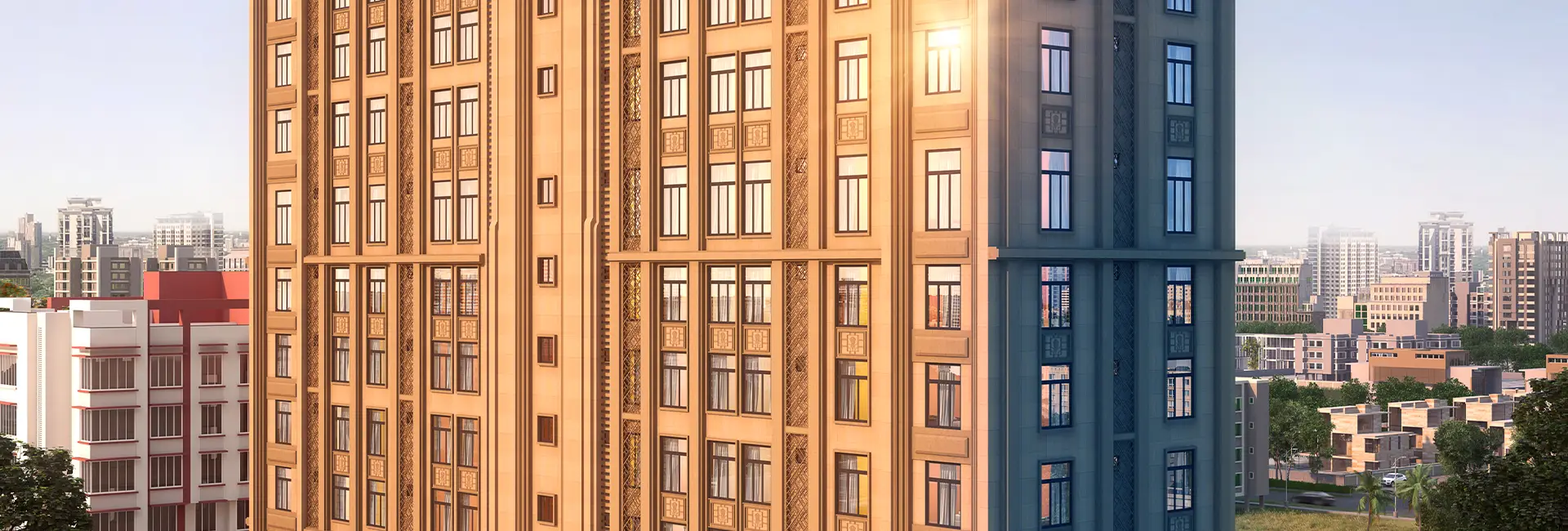 59ballygunge glass windows, glass window facade, building window design, window manufacturers in mumbai, glass window facade for residential building, AGFS India, Residential building windows, aluminium glas windows