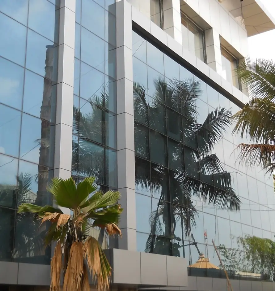 Glazing facade projects, glass facade design, Glass facade construction details, Glazing facade benefits, Glazing facade types, Glass facade building design, glazing facade systems, Glazing facade for house, glass facade architecture, Glazing facade work, glass facade manufacturers, Glass facade buildings in India, Glazing design for homes in India, AGFS India, Alumak